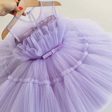 Baby Clothes for Girls Toddler Kids Wedding Princess Gown Girl Elegant Birthday Dress Tulle Bridesmaid Evening Party Dresses