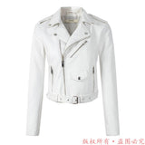 New Arrival brand Winter Autumn Motorcycle leather jackets women leather coat  slim PU jacket Leather