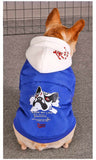 Coat Dog Hoodie Clothes Winter Apparel Bulldog Schnauzer Corgi Warm Jacket