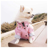 Fashion Pet Clothes Raincoat For Pet Dogs Larger Fat Dogs Clothes Bulldogs Coats  Waterproof