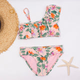 Children Girls Bikini Set Two-Pieces Swimming Suit Summer Halter Kids Girl Swimwear