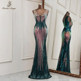 New Sexy deep V neck style mermaid evening dresses vestidos