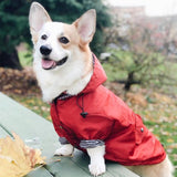 Fashion Pet Clothes Raincoat For Pet Dogs Larger Fat Dogs Clothes Bulldogs Coats  Waterproof