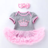 Baby Girl Clothes TUTU Short Sleeve Romper Dress Princess Girls Clothing Sets Cotton Multi-Color Summer Style