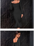 New Autumn Winter Women Apricot Bodycon Bandage Dress Sexy Mermaid Long Sleeve Lady Club Celebrity Runway Party Dress