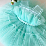 Baby Clothes for Girls Toddler Kids Wedding Princess Gown Girl Elegant Birthday Dress Tulle Bridesmaid Evening Party Dresses