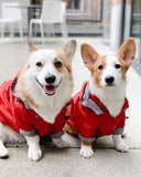 Fashion Pet Clothes Raincoat For Pet Dogs Larger Fat Dogs Clothes Bulldogs Coats  Waterproof