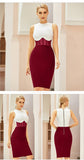 New Summer Tank Bodycon Club Bandage Dress Women Sexy Sleeveless Black Lace Midi Celebrity Evening Runway Party Dress