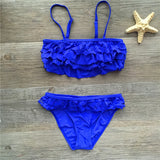 7-16years Children Swimwear Girls Swimwear Baby Kids