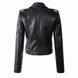 New Arrival brand Winter Autumn Motorcycle leather jackets women leather coat  slim PU jacket Leather