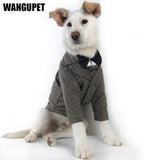 Sack Suit Woollen Coat and Vest Dog Clothes Wedding Party Suits For Small Dogs