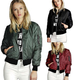 Windbreaker Women Jacket Coats Long Sleeve Basic Jackets Bomber Thin Jacket