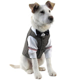 Sack Suit Woollen Coat and Vest Dog Clothes Wedding Party Suits For Small Dogs