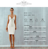 New Summer Women Bandage Dress 2022 Sexy Halter Backless Sleeveless Bodycon Clubwear Celebrity Evening Runway Party Dress