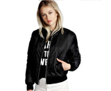 Windbreaker Women Jacket Coats Long Sleeve Basic Jackets Bomber Thin Jacket