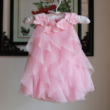 Summer Chiffon Party Dress Infant 1 Year Birthday Dresses