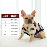 Pet French Bull Dog Clothes Winter Coat Clothing For Dog  Jacket Puppy Vest Jacket