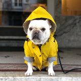 Fashion Pet Clothes Raincoat For Pet Dogs Larger Fat Dogs Clothes Bulldogs Coats  Waterproof