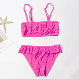 Children Girls Bikini Set Two-Pieces Swimming Suit Summer Halter Kids Girl Swimwear