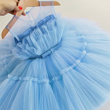 Baby Clothes for Girls Toddler Kids Wedding Princess Gown Girl Elegant Birthday Dress Tulle Bridesmaid Evening Party Dresses