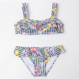 Children Girls Bikini Set Two-Pieces Swimming Suit Summer Halter Kids Girl Swimwear