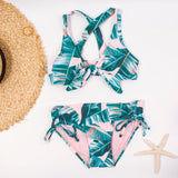 Children Girls Bikini Set Two-Pieces Swimming Suit Summer Halter Kids Girl Swimwear