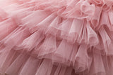 Little Girls Summer Dress for Kids Princess Birthday Party Gown Lace Sling Tutu