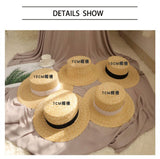 Summer Women Wide Brim Straw Hat Fashion Sun Hats Boater Wheat Panama Beach Hats