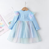 Girls Princess Dress New Brand Party Dresses Kids Girls Clothing Elegant Cute