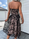 Summer Elegant Corset Dress For Women Off Shoulder Lace Prom Dress