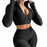 2 Piece Yoga Set gym outfit Women Sportswear Sport Suit Two Piece Set Workout Clothes