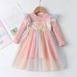 Girls Princess Dress New Brand Party Dresses Kids Girls Clothing Elegant Cute