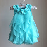 Summer Chiffon Party Dress Infant 1 Year Birthday Dresses