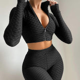 2 Piece Yoga Set gym outfit Women Sportswear Sport Suit Two Piece Set Workout Clothes